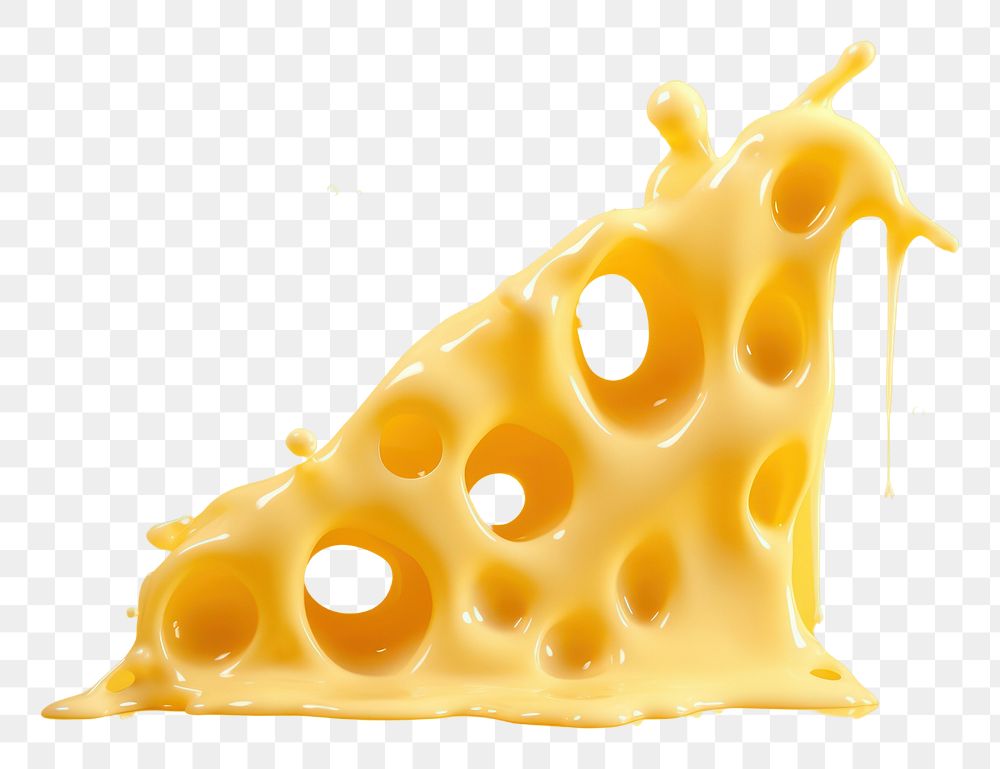 PNG Cheese on liquid yellow pattern food freshness dairy.