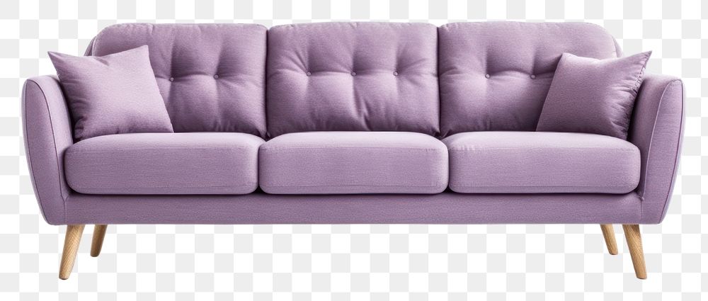 PNG  Sofa scandinavian style furniture cushion pillow.