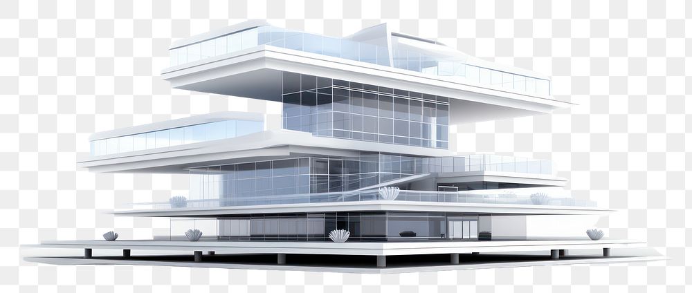 PNG  Building architecture diagram city.