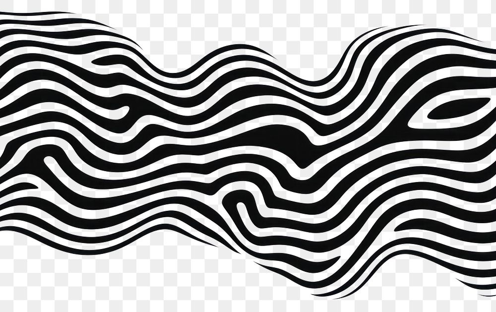 PNG Abstract pattern black white