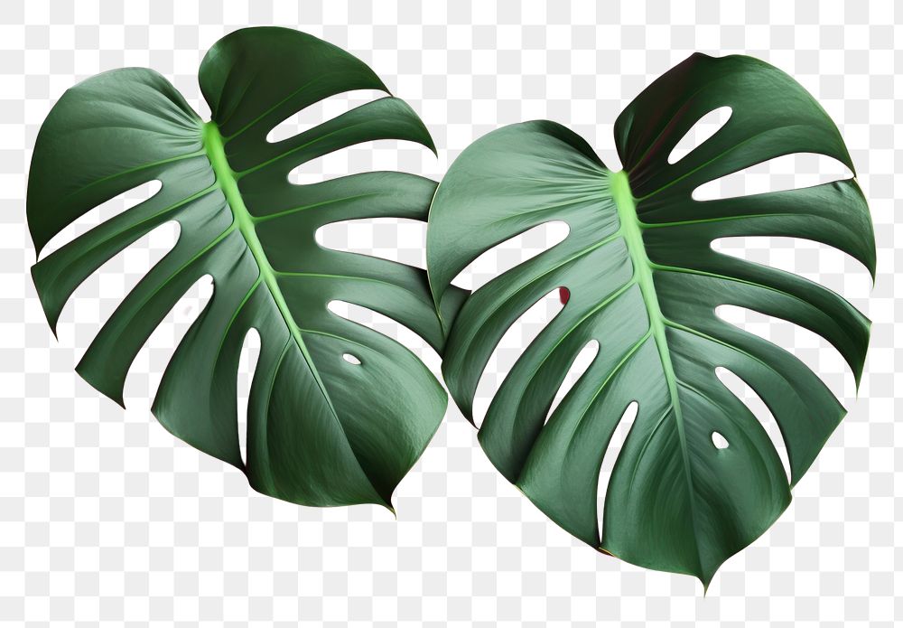 PNG Tropical plant green leaf. AI generated Image by rawpixel.