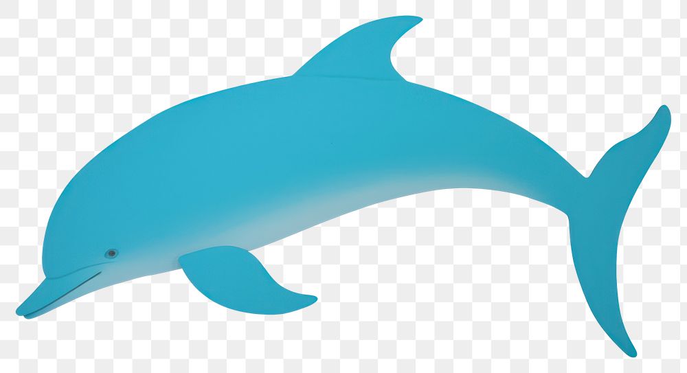 PNG Dolphin minimalist form animal mammal shark.