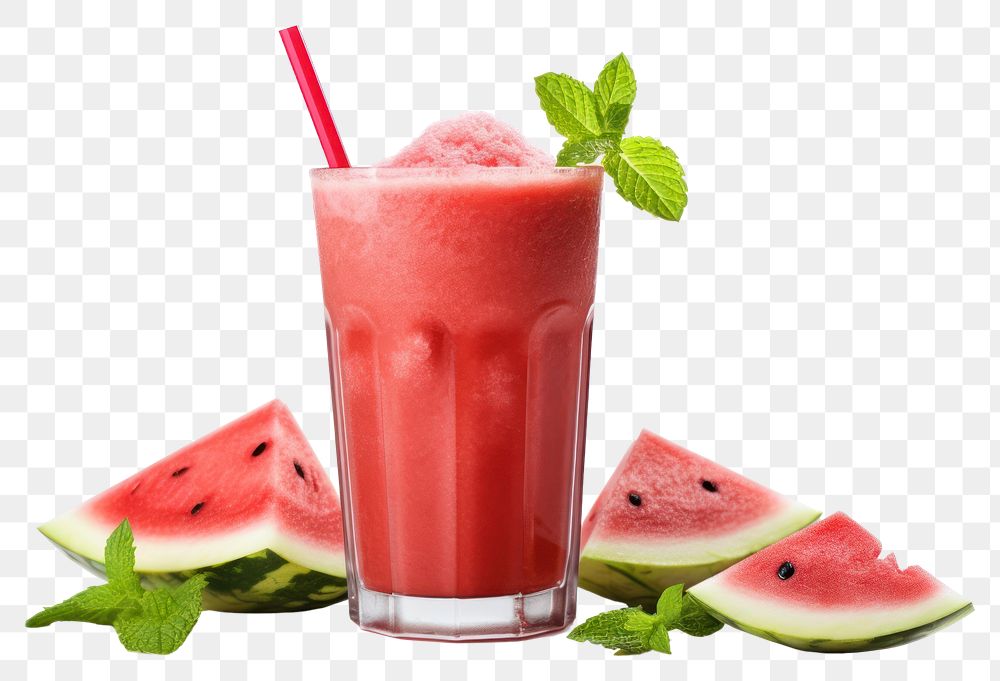 PNG Watermelon smoothie drink fruit juice.