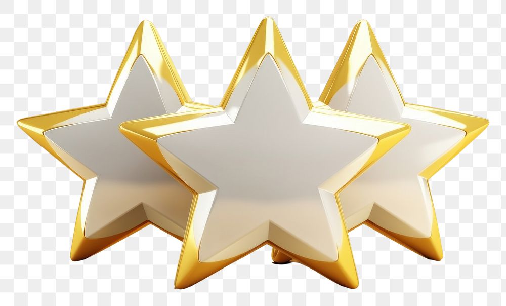 PNG Five stars yellow gold illuminated. AI generated Image by rawpixel.