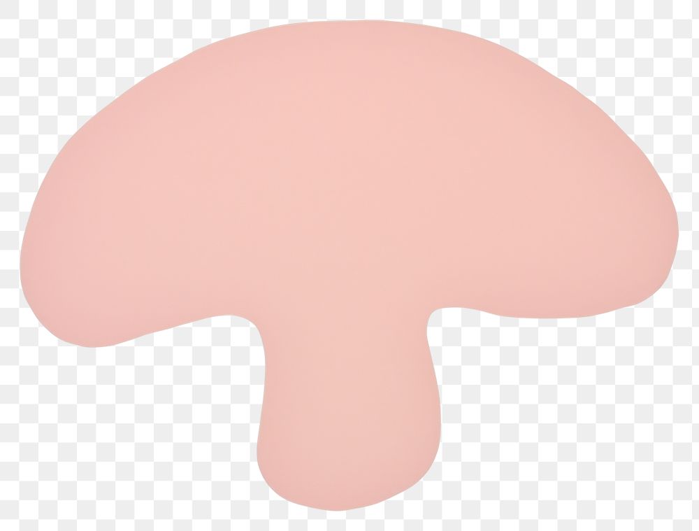 PNG Mushroom minimalist form mushroom moustache medical.