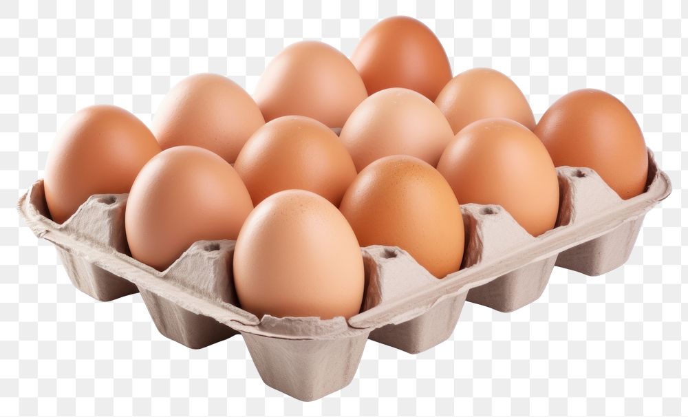 PNG  Egg carton food white background simplicity. 