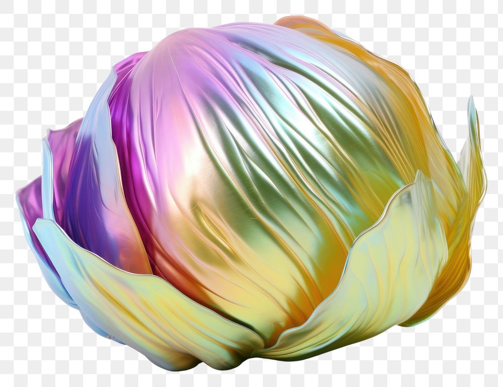 PNG  Vegetable iridescent white background creativity fragility.