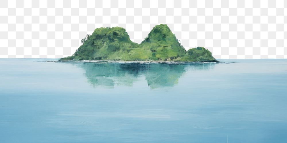 PNG  Islands background outdoors painting nature.
