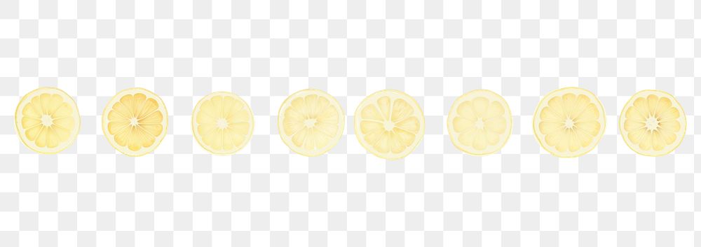 PNG Lemon sliced as line watercolour illustration weaponry pattern cooking.