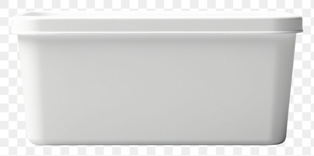 PNG Food container mockup bathtub white white background.