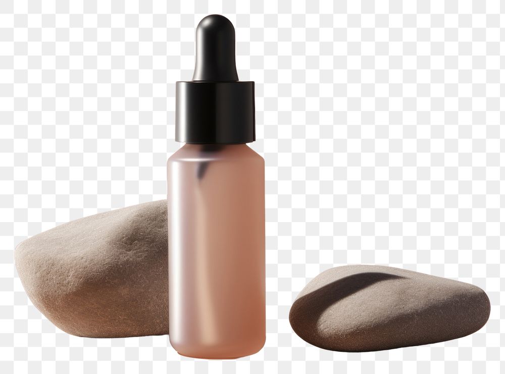 PNG Skincare bottle packaging mockup cosmetics lipstick perfume.