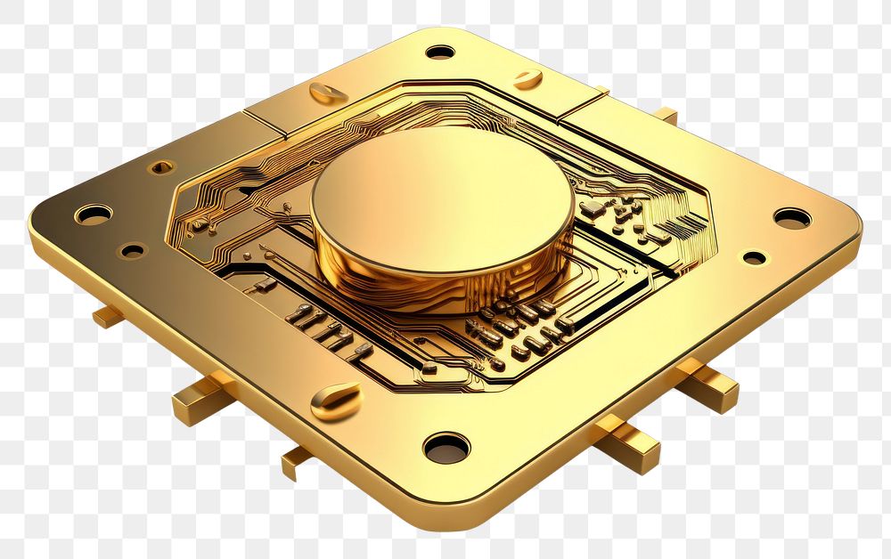 PNG Technology icon gold white background electronics.