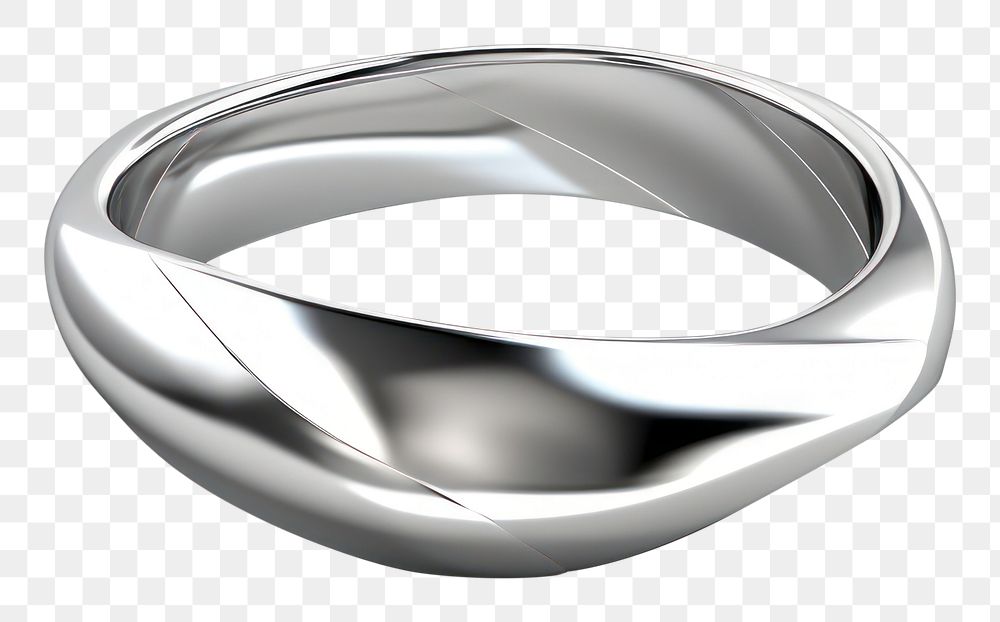 PNG Platinum jewelry silver ring.