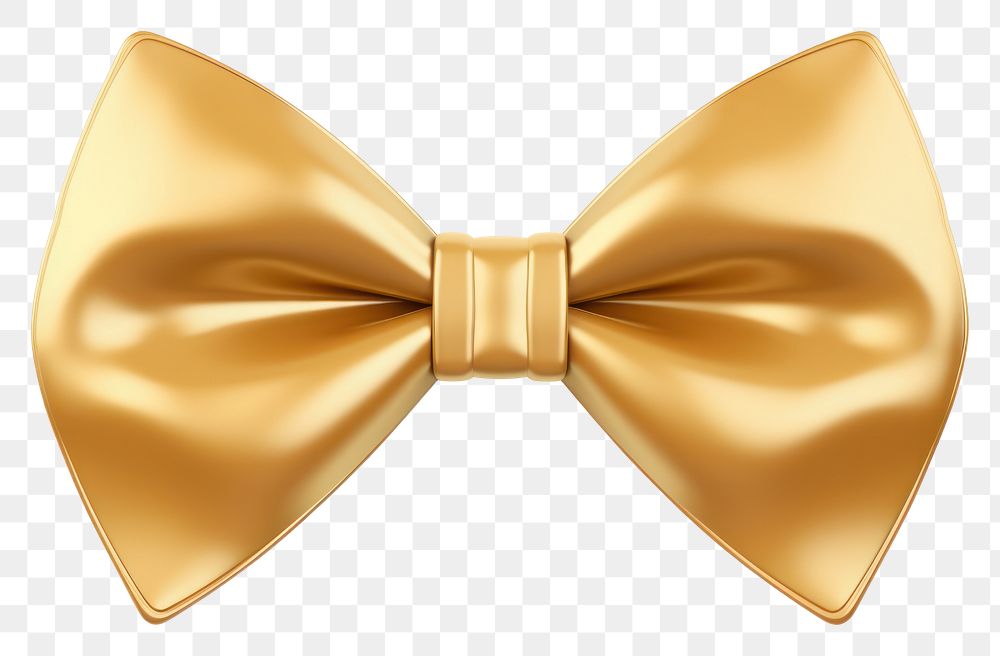 PNG Bow Ribbon ribbon gold white background.
