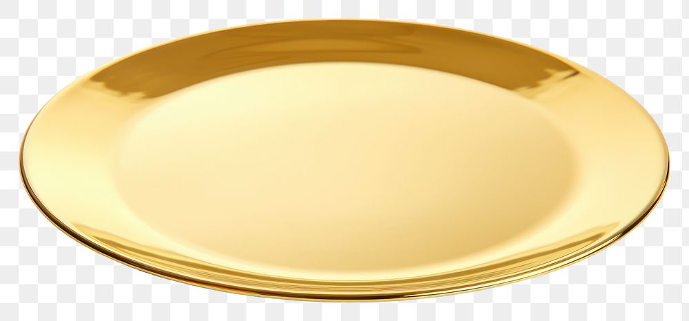 PNG Plate plate gold platter.