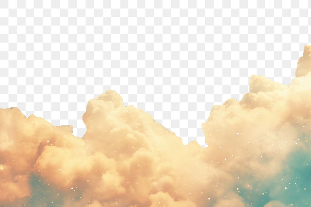 PNG Collage Retro dreamy background astronomy cloud backgrounds.