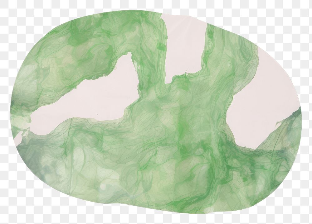 PNG Green marble distort shape white background accessories creativity.