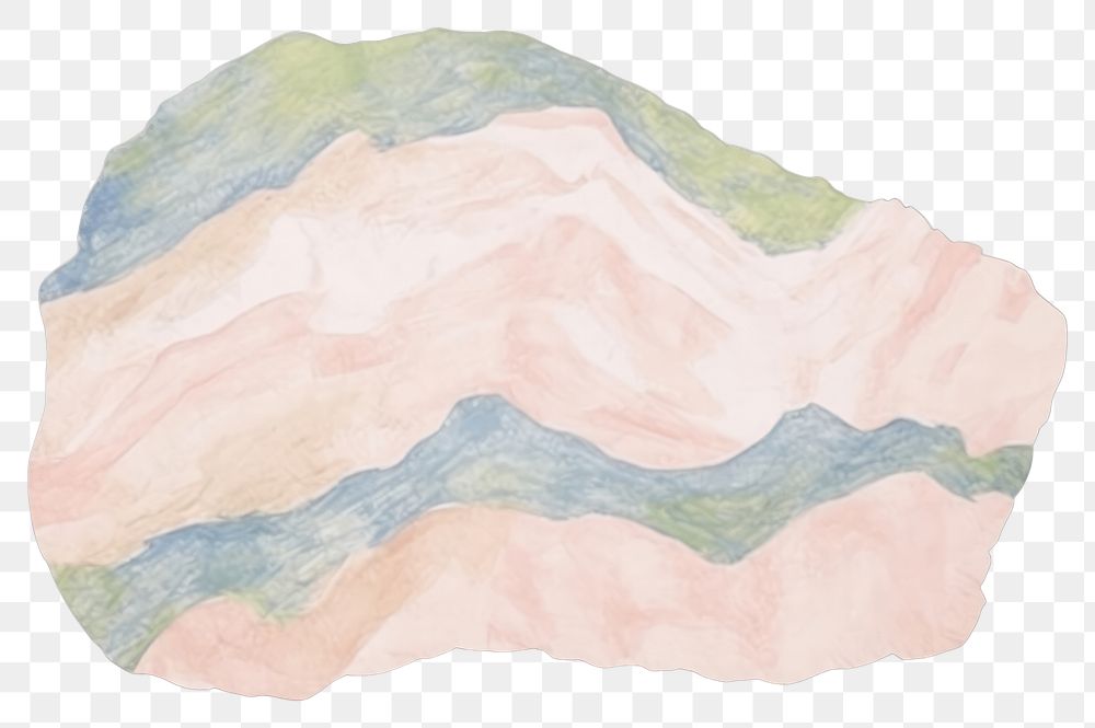 PNG Mountain marble distort shape backgrounds abstract painting.