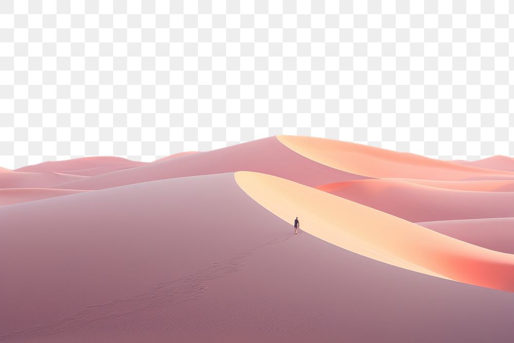 PNG The white dunes at sunset on the desert nature outdoors sky. AI generated Image by rawpixel.