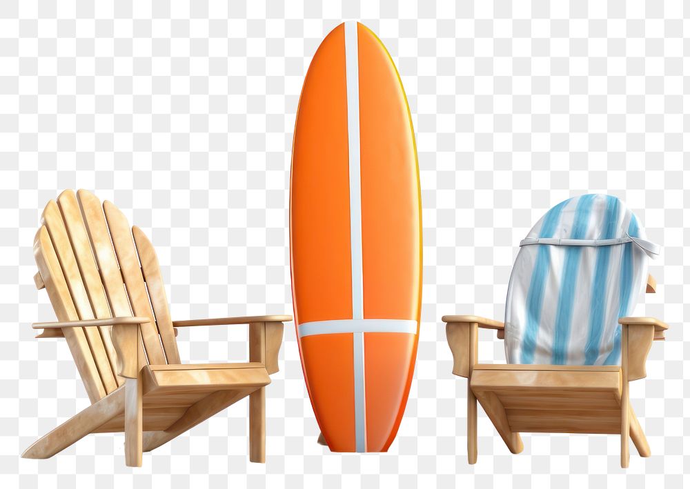 PNG  Surfboards chair furniture outdoors.