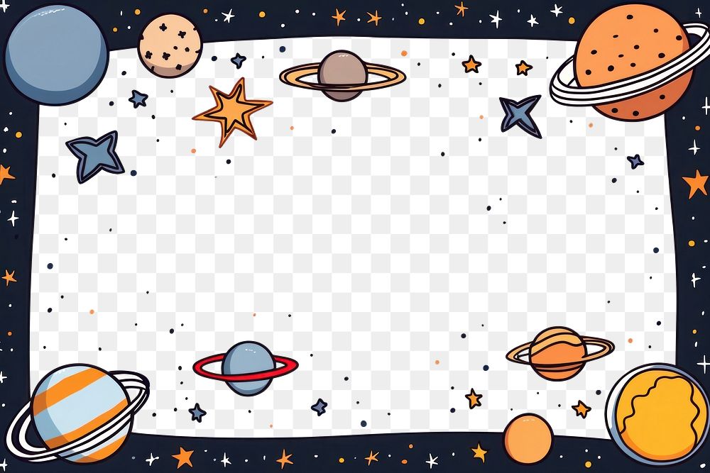 PNG Universe astronomy cartoon space. AI generated Image by rawpixel.