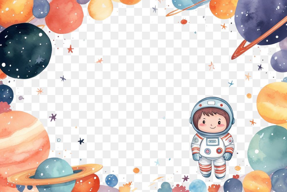 PNG Galaxy space astronaut celebration. AI generated Image by rawpixel.