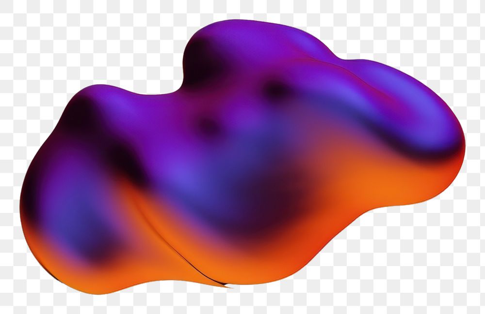PNG  A cloud shape purple black background single object.