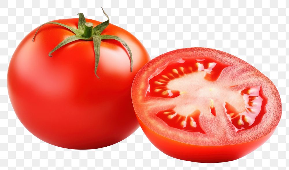 PNG  Tomato vegetable slice plant.