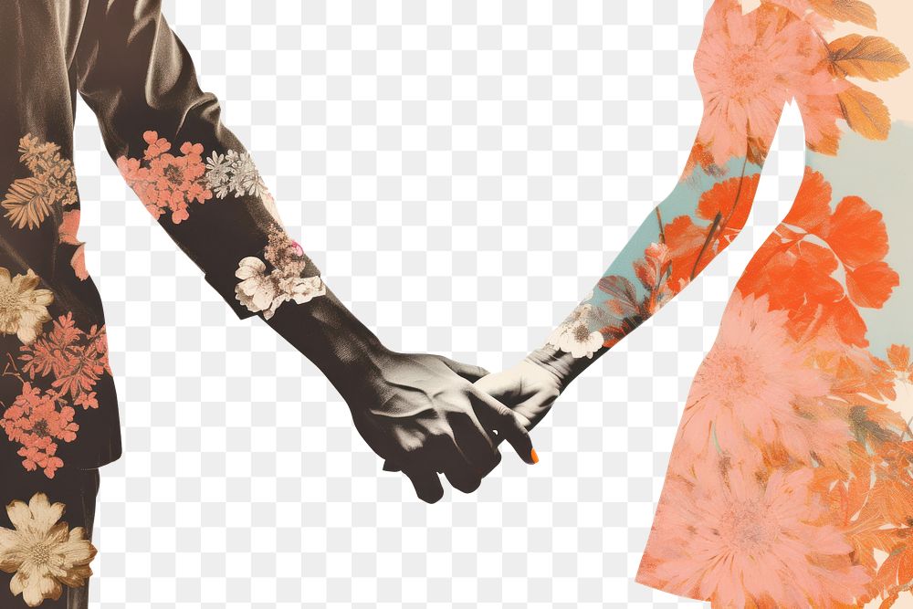 PNG Couple hand pattern dress