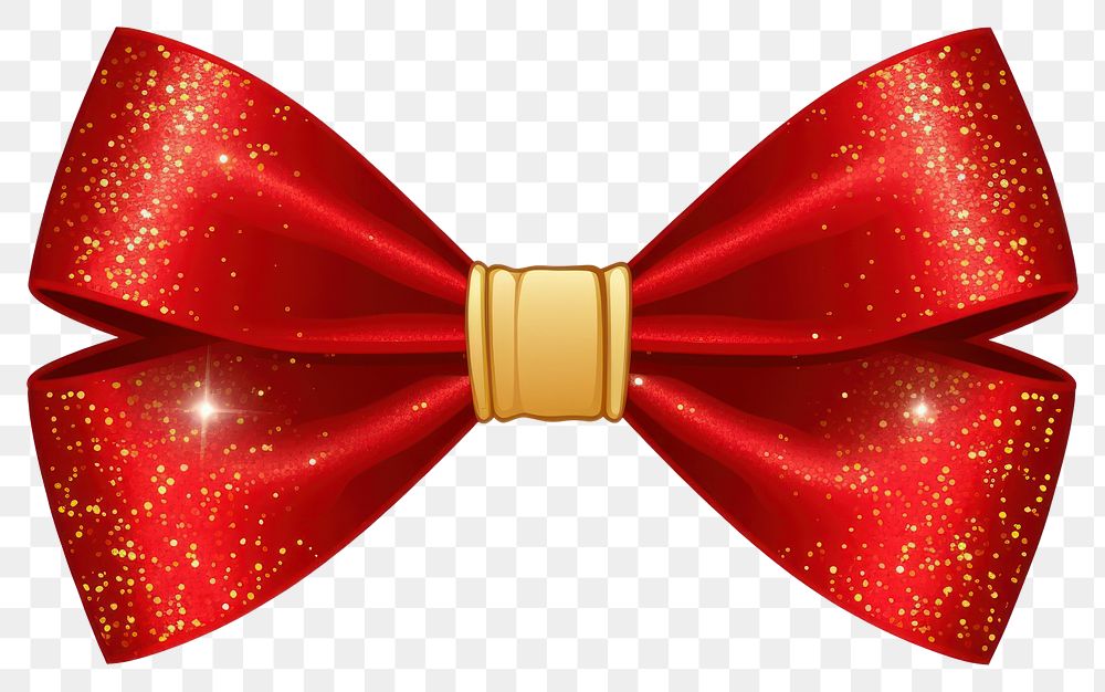 PNG  Bow gold red white background.