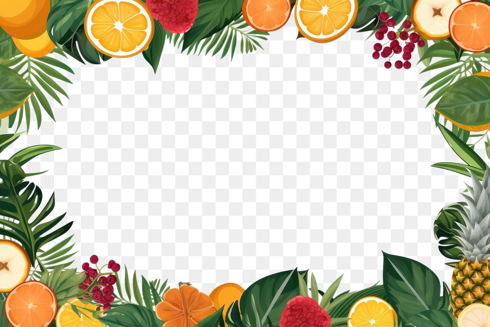 PNG  Tropical fruit backgrounds pineapple.