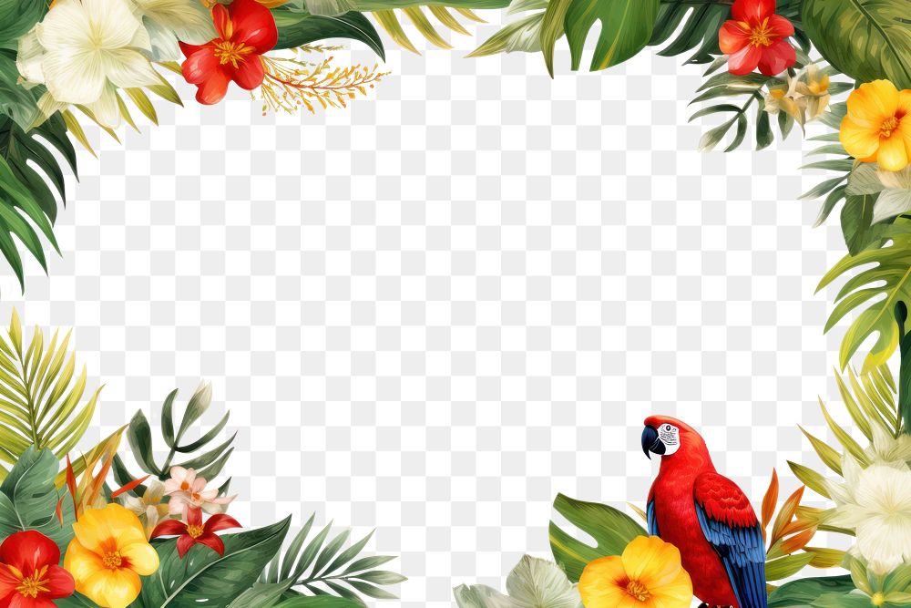 PNG  Tropical bird backgrounds parrot.