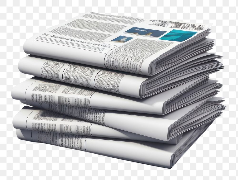 PNG Newspaper icons white background publication technology.