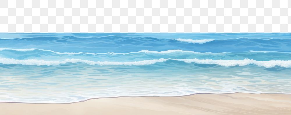 PNG Beach sky sea backgrounds. AI generated Image by rawpixel.