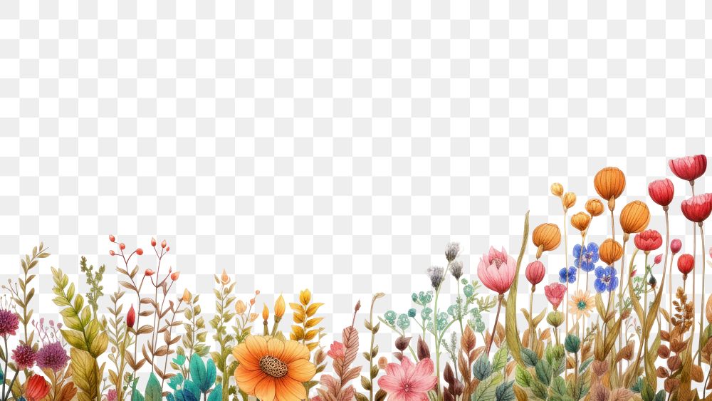PNG Flower garden backgrounds outdoors pattern. AI generated Image by rawpixel.