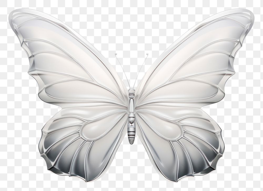 PNG  Butterfly shape white accessories chandelier