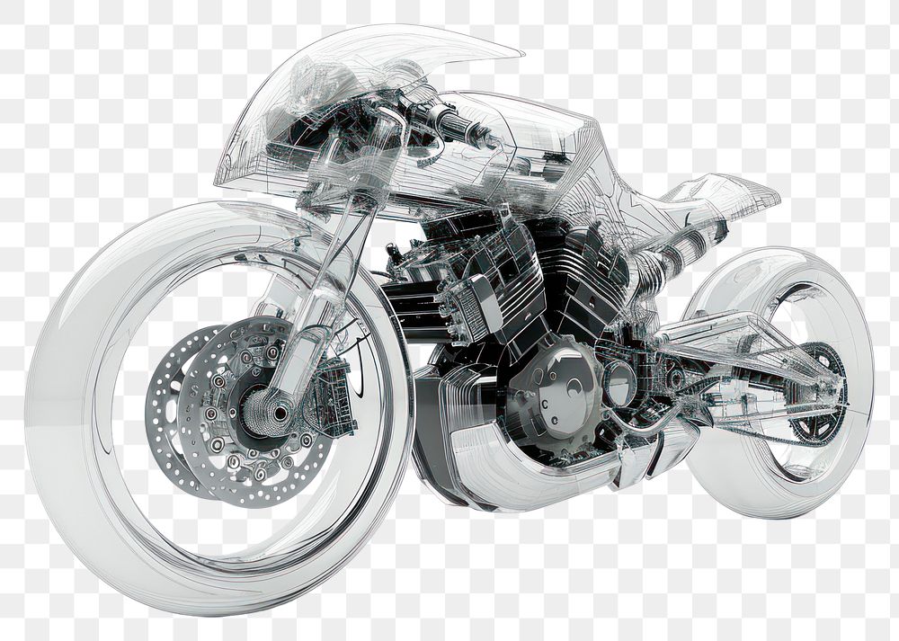 PNG  Motorbike icon motorcycle vehicle transportation.