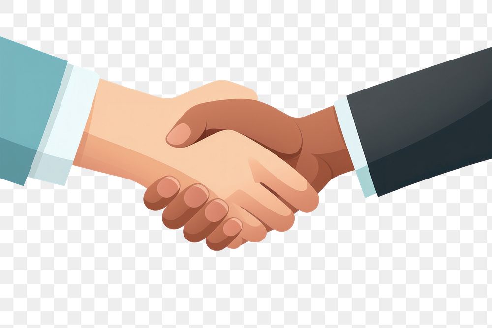 PNG  Handshake men and women handshake agreement togetherness.