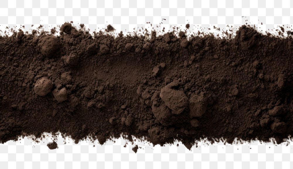 PNG Soil for plant dirt backgrounds splattered. AI generated Image by rawpixel.