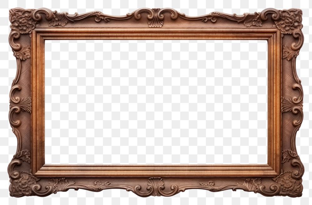 PNG Brown wooden frame architecture backgrounds decoration. AI generated Image by rawpixel.