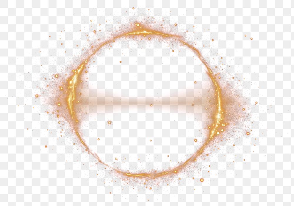 PNG Gold glitter circle backgrounds astronomy universe.