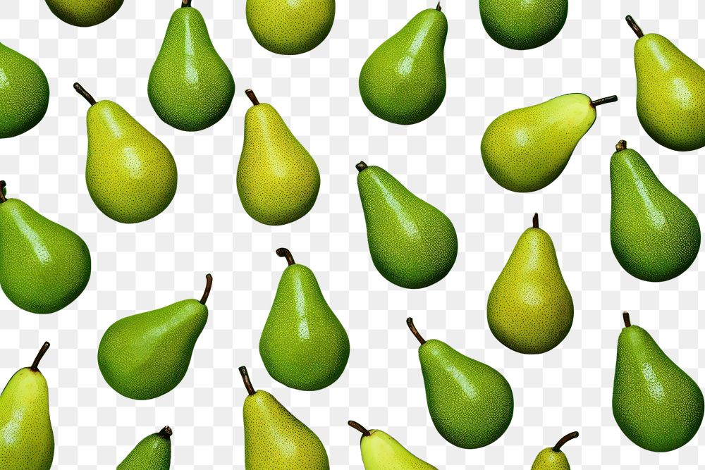 PNG Green pear slices pattern backgrounds green fruit. AI generated Image by rawpixel.