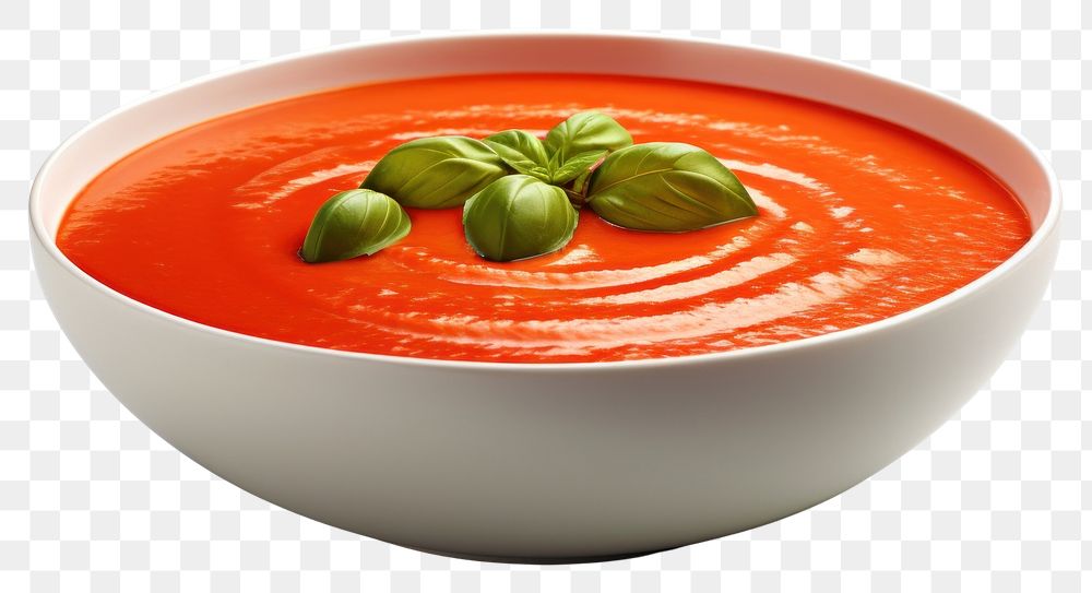 PNG Tomato soup food bowl.