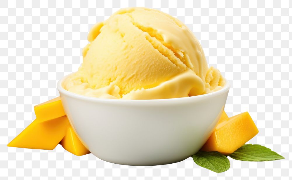 PNG A mango ice-cream dessert food 