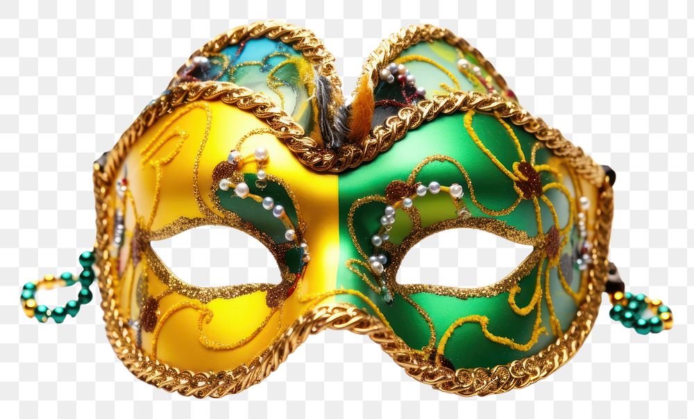 PNG Mardi gras carnival mask jewelry.