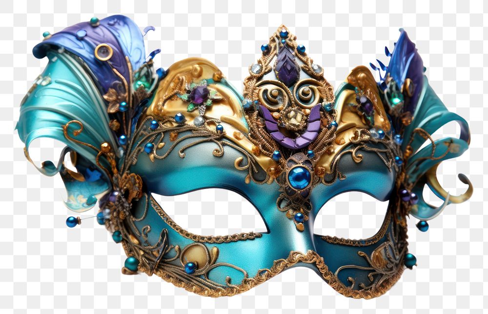 PNG Mardi gras carnival mask jewelry.