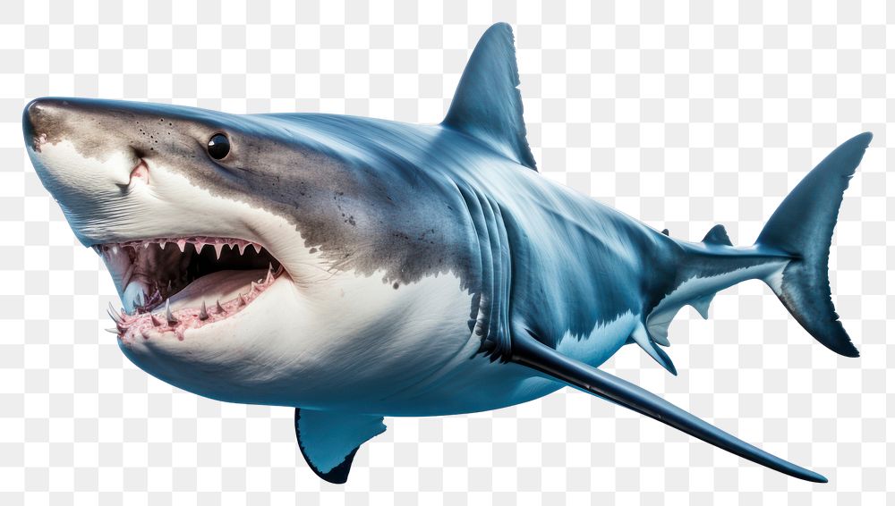 PNG Shark animal fish aggression. AI generated Image by rawpixel.