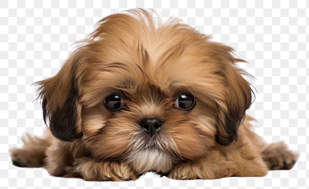 PNG Shih tzu pup mammal animal puppy. AI generated Image by rawpixel.