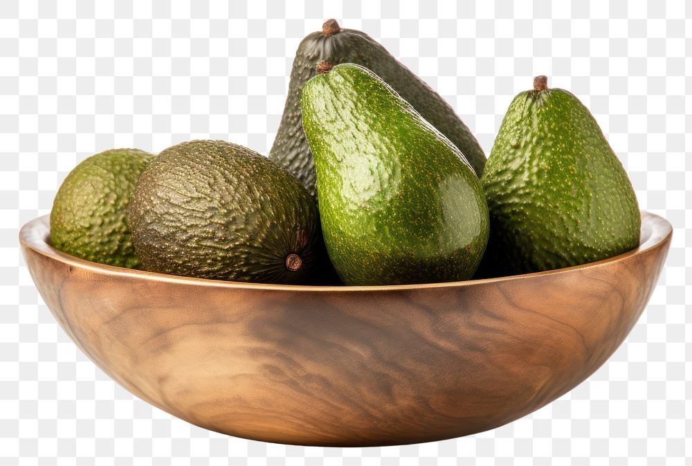 PNG Avocado fruits in a wooden bowl plant food pear.