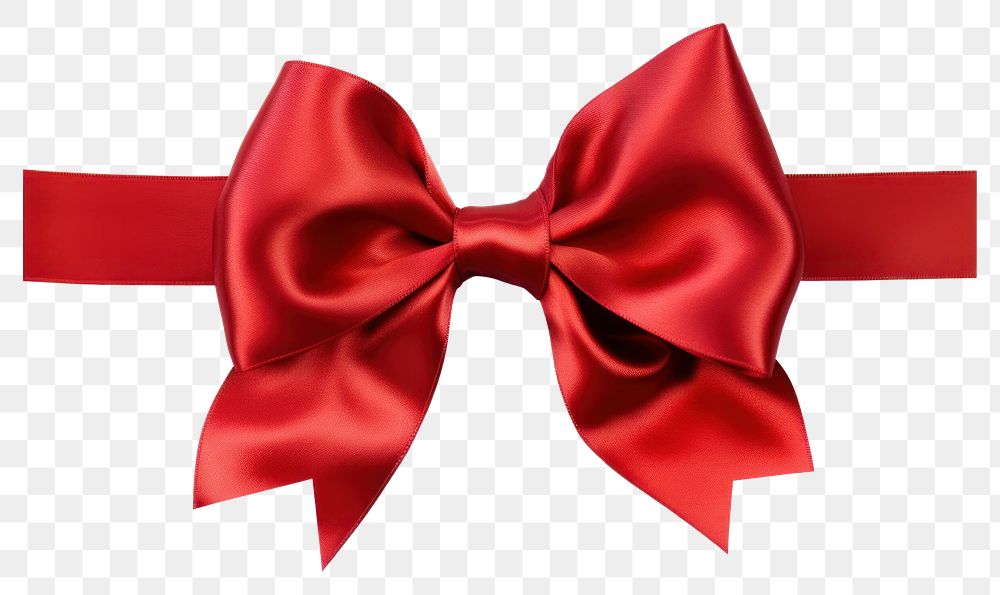 PNG Bow ribbon red white background.